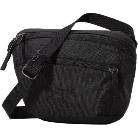 Arc'teryx 1.5L Outdoor Bags Recycled Polyester Black Unisex