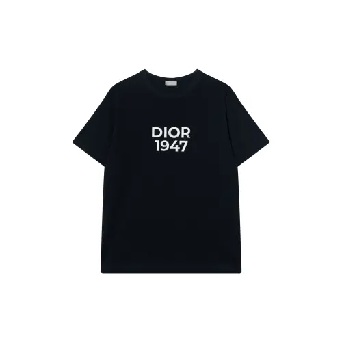 DIOR T Shirts Men's Crew Neck Moderate Straight Fit