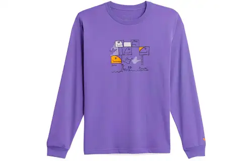Adidas Originals T Shirts Unisex Purple Crew Neck Moderate Straight Fit