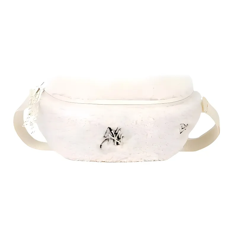 New Era MLB Collaboration Wool Crossbody Fanny Pack Medium Unisex Ecru