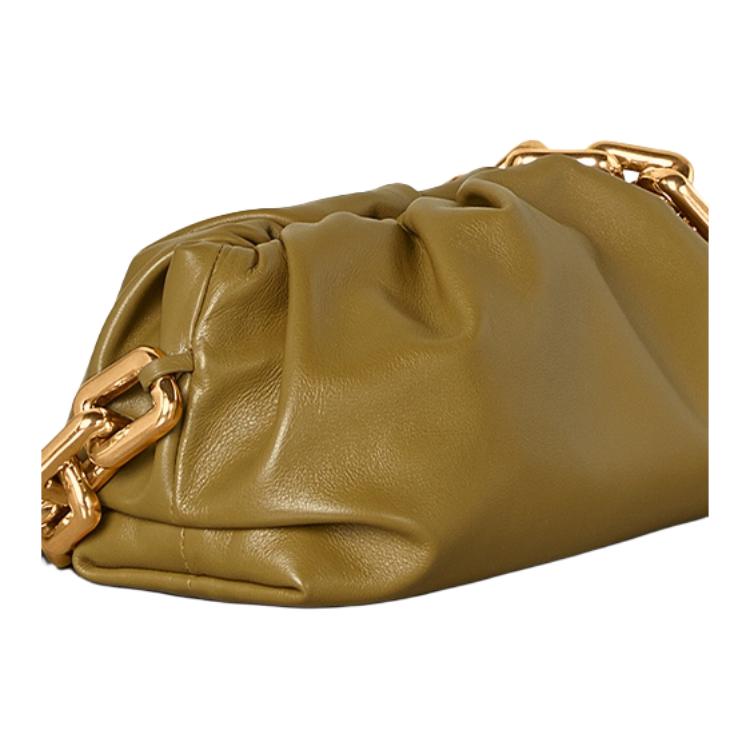 Женская сумка Bottega Veneta Pouch (карамельная) — фото 5