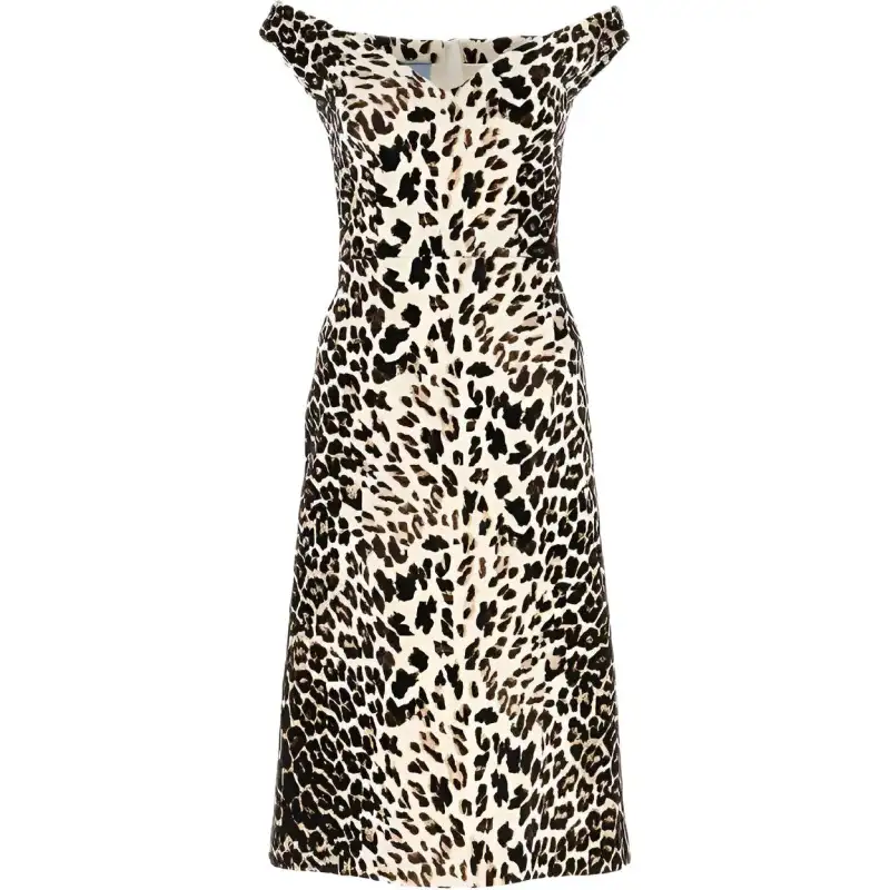 PRADA FW20 Sleeveless Dress Women's Yellow