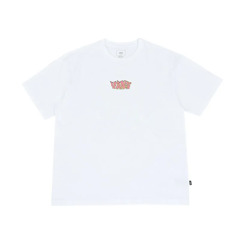 Vans T-Shirts Men's White Crew Neck Moderate