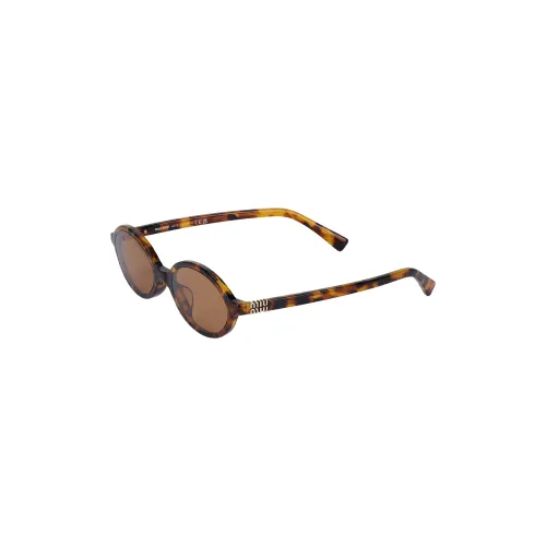 MIU MIU Eyewear Oval Frame Full Rim Sunglasses