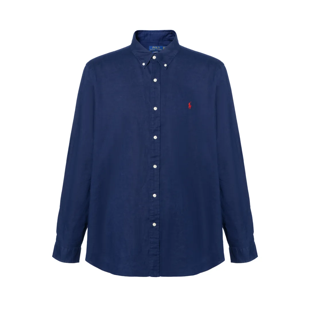 Polo Ralph Lauren pre-owned linen long sleeve shirt