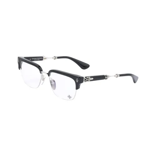 Chrome Hearts Vintage Plate And Metal Square Eyeglass Frames Unisex