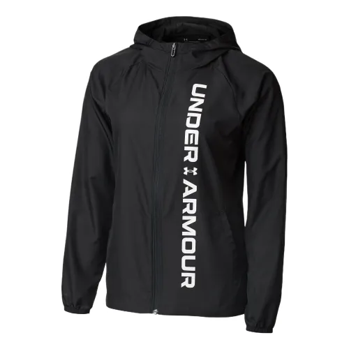Under Armour Jackets Women's Black Hooded Moderate Soft Shell