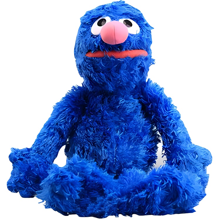 UNIQLO UNIQLO x KAWS x Sesame Street Grover Plush Toy 28cm