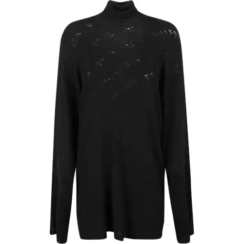 Balenciaga All Over Turtleneck 'Black'