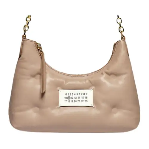 Maison Margiela Cow Leather Shoulder Bag, Crossbody Bag Extra Mini Women's Almond