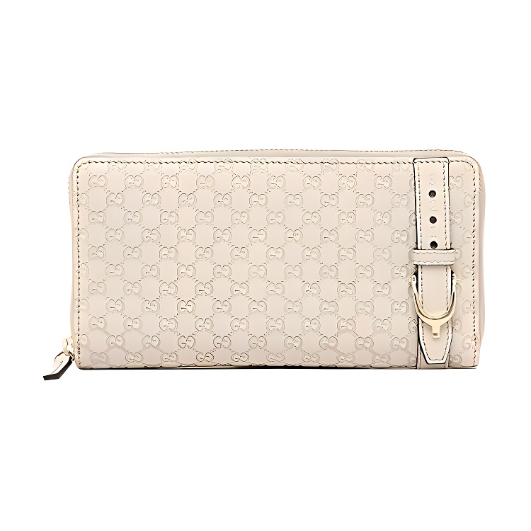 Женский кошелек Gucci с логотипом (белый)
