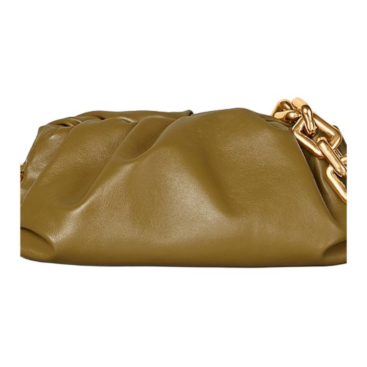 Женская сумка Bottega Veneta Pouch (карамельная) — фото 4