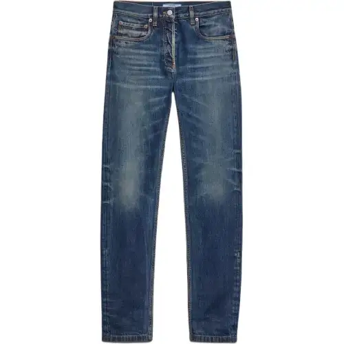 PRADA Tapered Washed Jeans