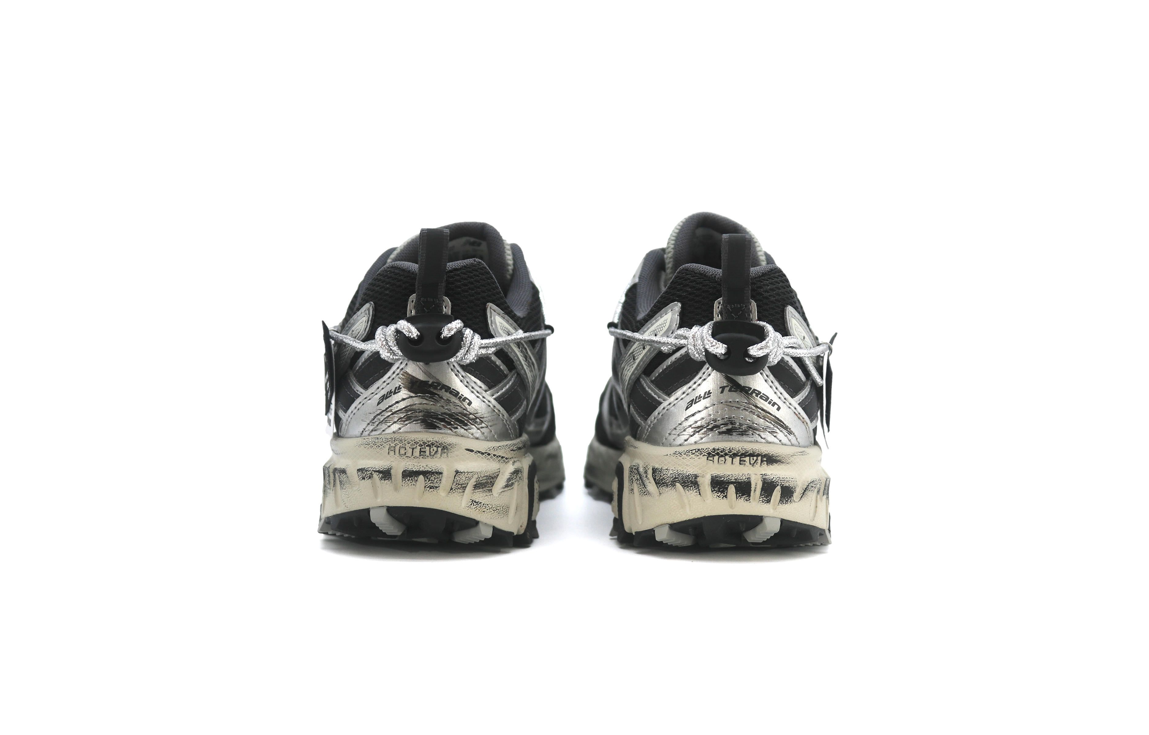 New Balance NB 410 V5 Abrasion Resistant Low top Casual City Commuting Running Shoes Unisex Black Silver