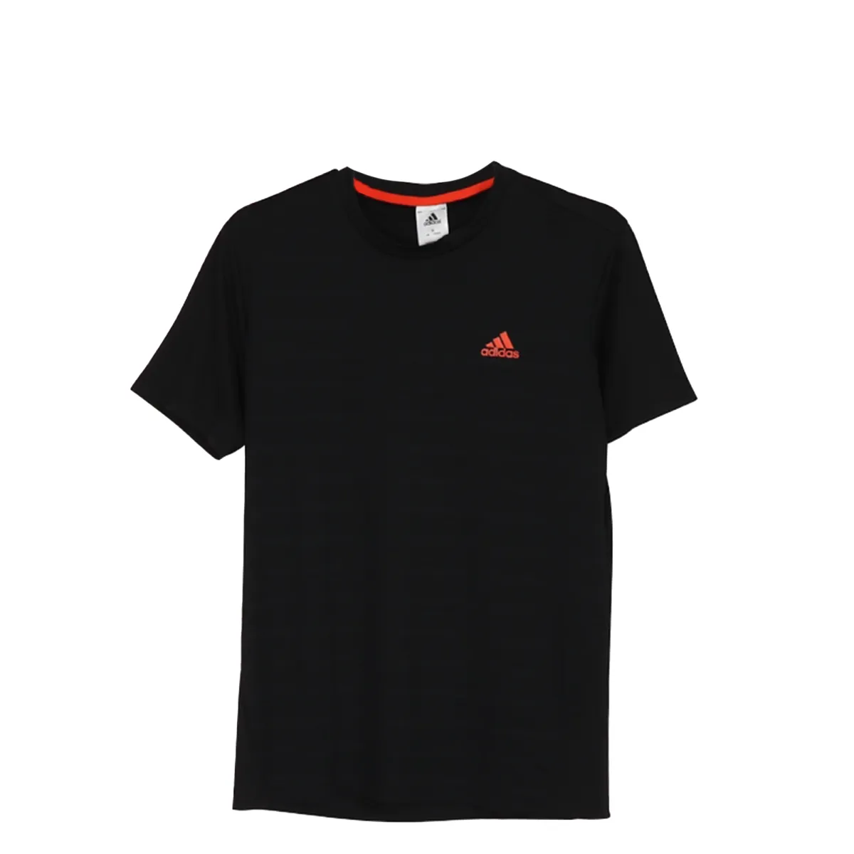 Adidas T-Shirts Men's Black Crew Neck Moderate Straight Fit