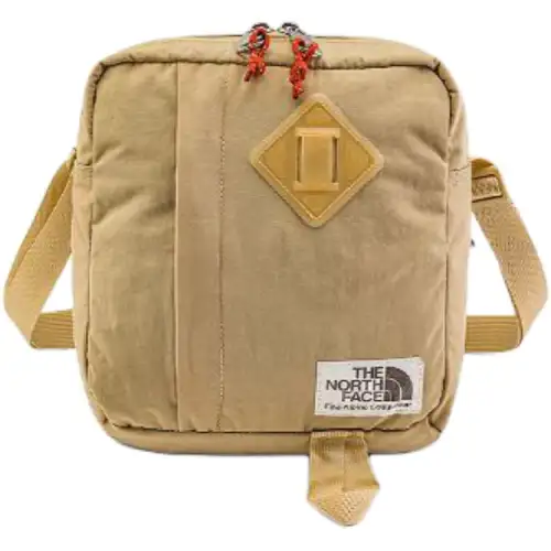 THE NORTH FACE 4.75L Shoulder Bag, Crossbody Bag, Outdoor Bag Nylon Sandstone Khaki Unisex