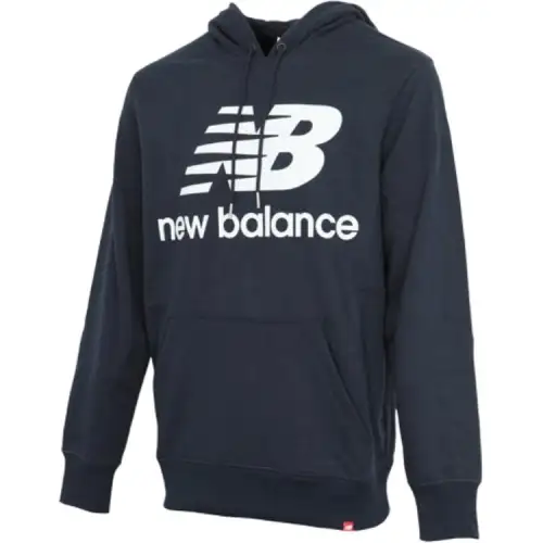 New Balance Sweatshirts Unisex Marine Blue Hooded Moderate Regular