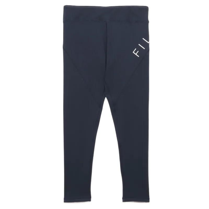 FILA Casual Pants Women's Marine Blue Moderate Slim Fit Pants