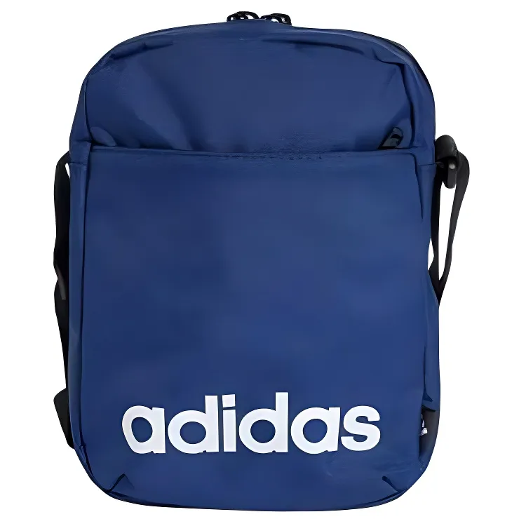 Adidas Polyester Shoulder Bag Unisex Blue