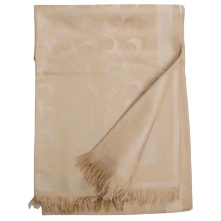 COACH Knit Scarves Unisex Camel