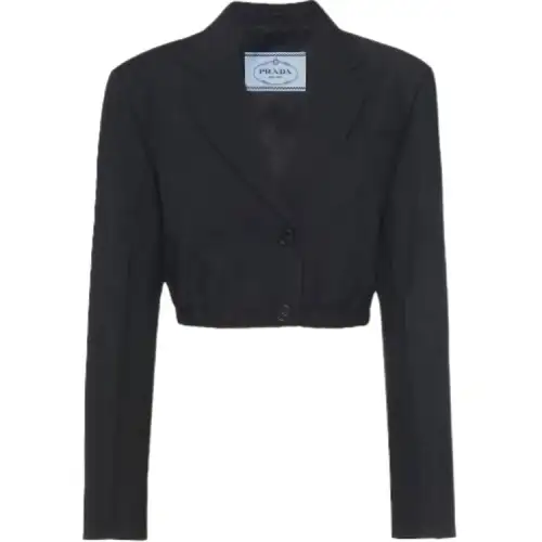 PRADA SS22 Business Suit Coat Women's Black