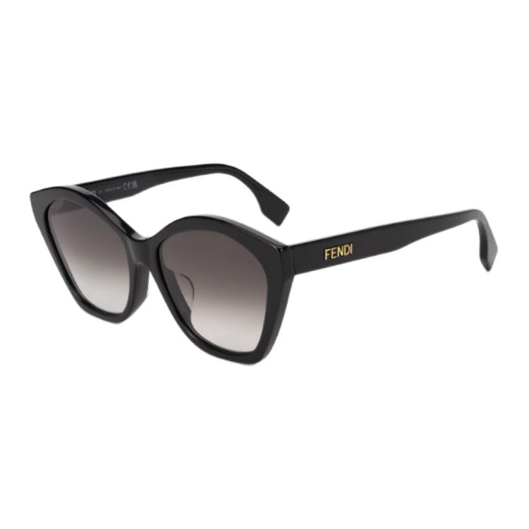 Очки Fendi Plastic Sunglasses (черные)