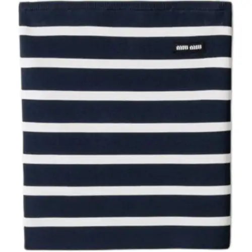 MIU MIU Knitted white tube top sleevless