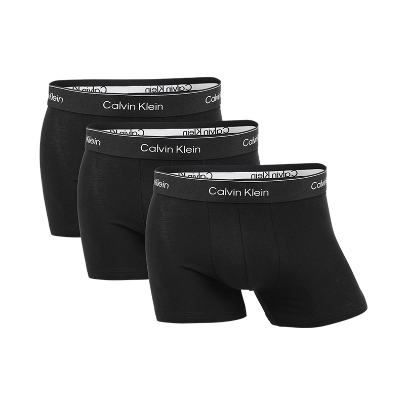 Мужские трусы CALVIN KLEIN (черные / комплект 3 шт.)