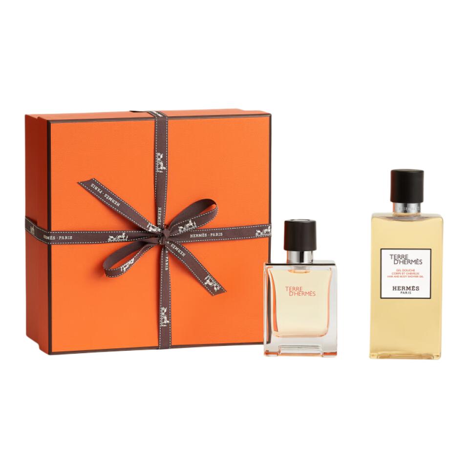 Парфюмерный набор Hermes Terre d'Hermes (оранжевый)
