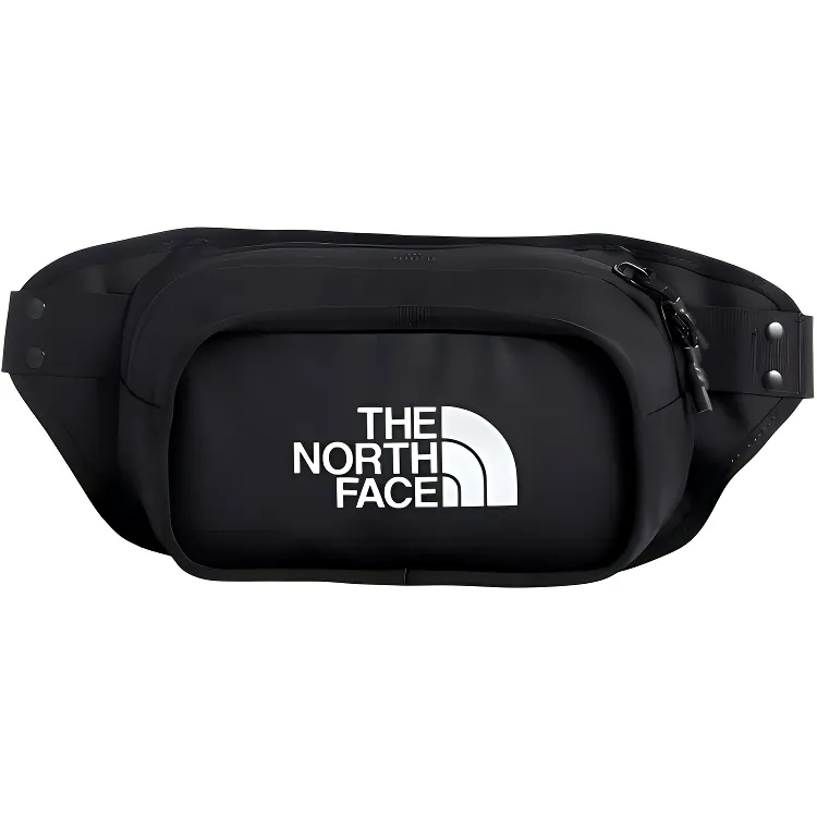 THE NORTH FACE 3L Sling Bag, Fanny Pack Outdoor Bag PVC Black Unisex
