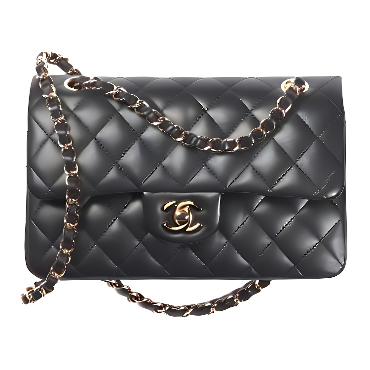 Женская сумка Chanel Classic Flap CF Small (черная)