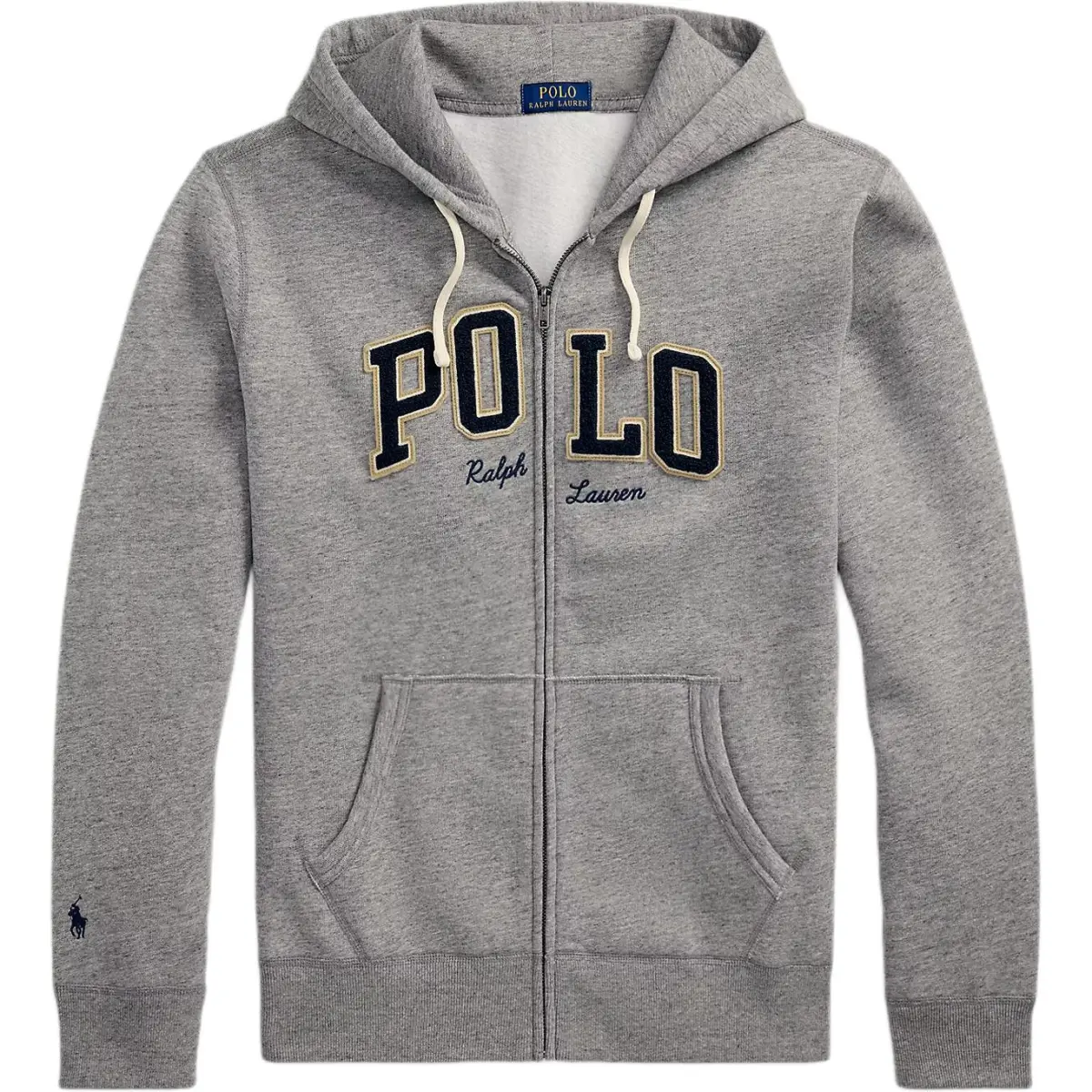 Polo Ralph Lauren Drawstring Zip Up Hoodie