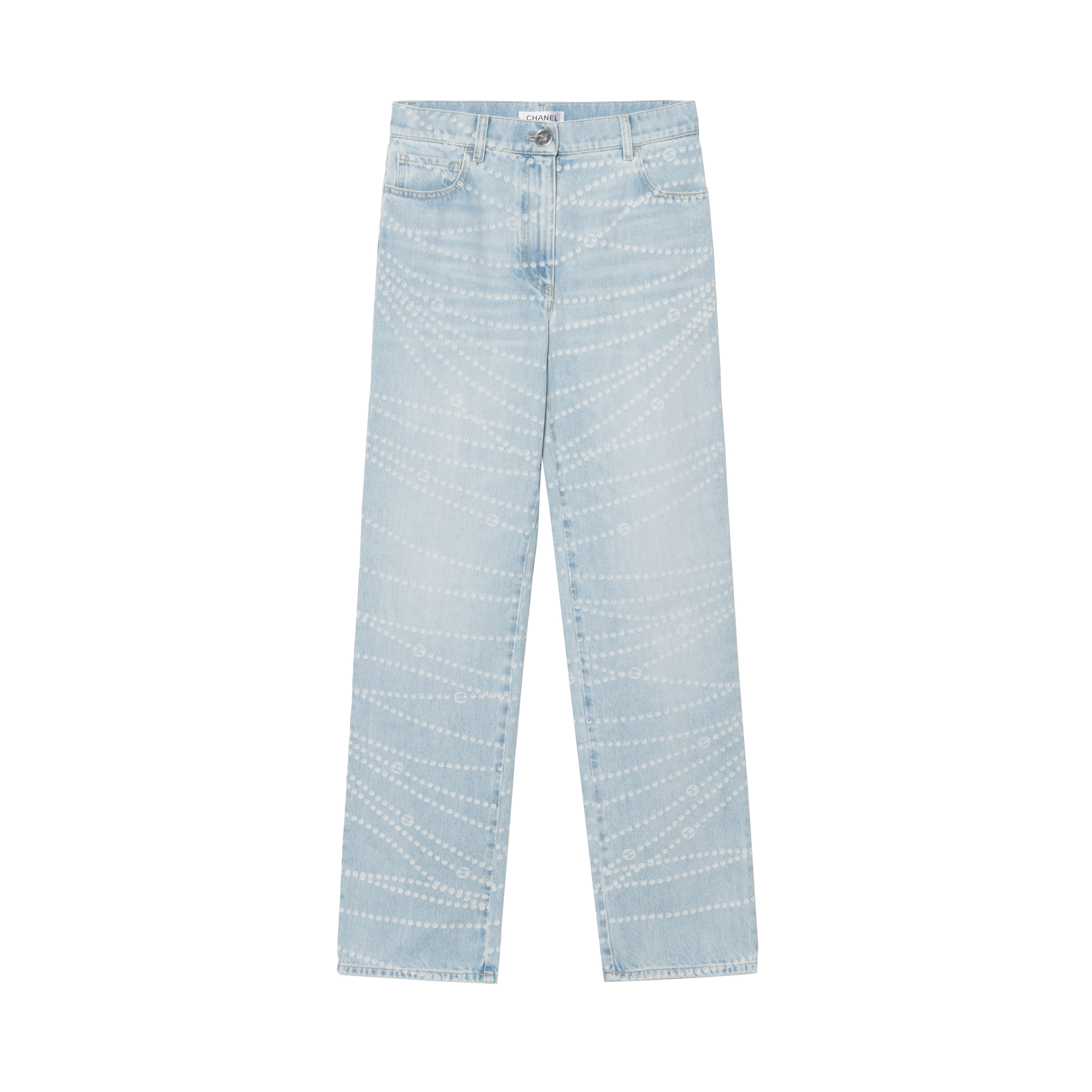 CHANEL 25P Spring Summer Preview Collection Jeans Women's Blue