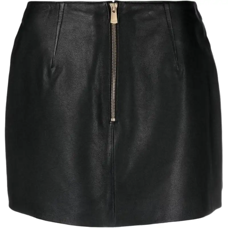 PINKO Colored small mini-skirt, high waist, loose straight fit