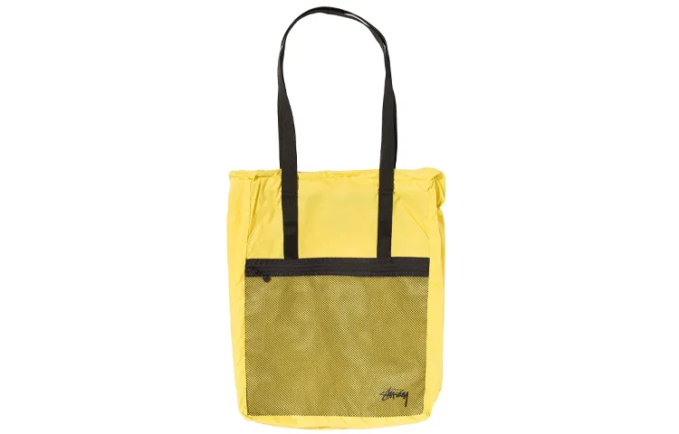 Stussy Nylon Handbag Unisex Yellow/Gold