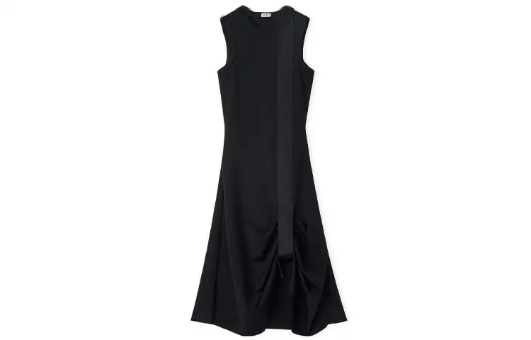 LOEWE FW22 Sleeveless Dress Women's Black