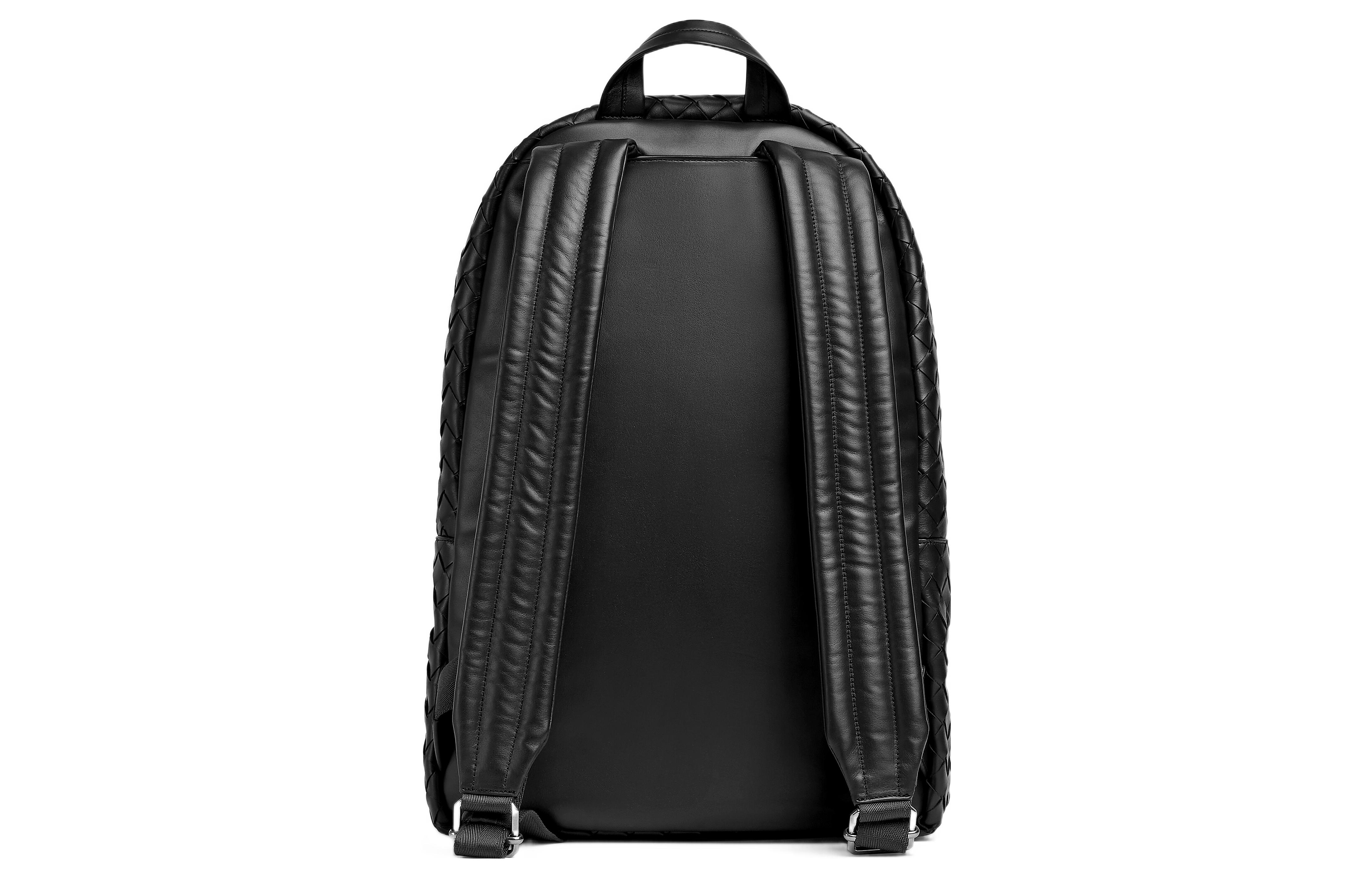 Рюкзак Bottega Veneta Intrecciato (черный) — фото 4