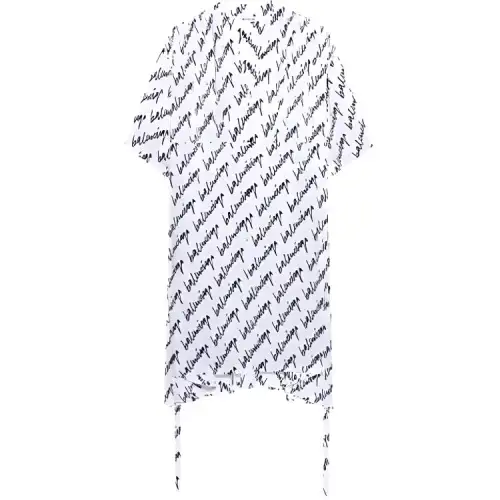 【Previous Season】logo-print dress