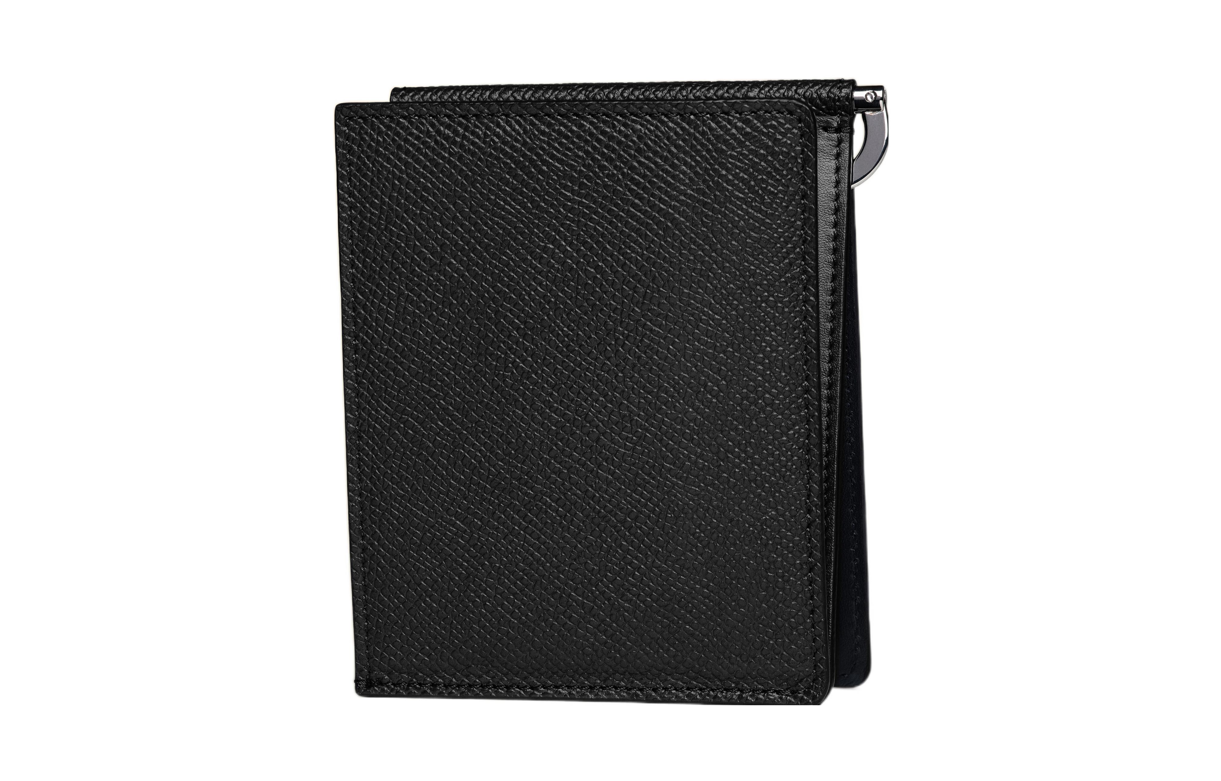 Maison Margiela Maison Margiela Stitch details Built-in logo mark Contrast stitching card slot Grained leather Wallet Men's Black