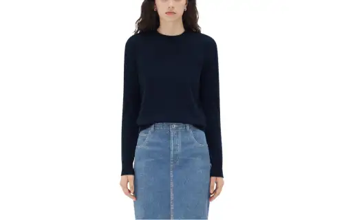 Bottega Veneta Intrecciato Leather Patches Jumper