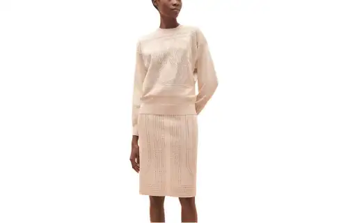 HERMES SS23 Sweater Women's Ecru