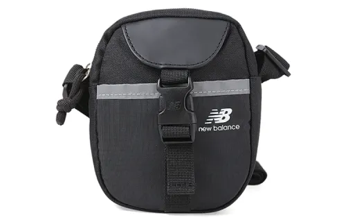 New Balance Casual Fabric Small Crossbody Bag, Shoulder Bag Regular Unisex Black
