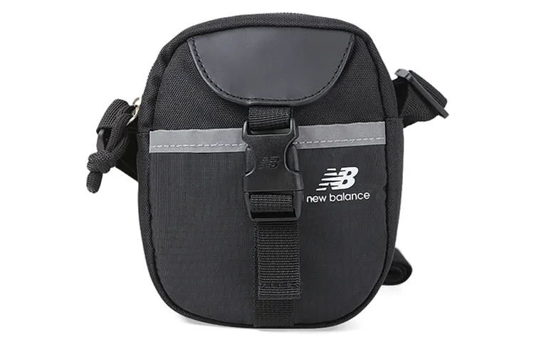 New Balance Casual Fabric Small Crossbody Bag, Shoulder Bag Regular Unisex Black