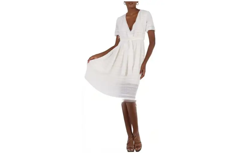 Burberry Short Sleeved Dress Women's