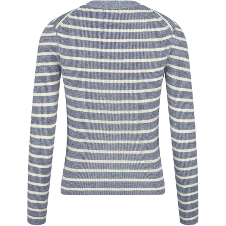 Женская куртка Dior D-Stripes (синяя) — фото 3