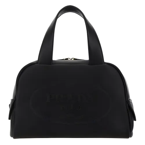 PRADA Leather Handbag Women's Black