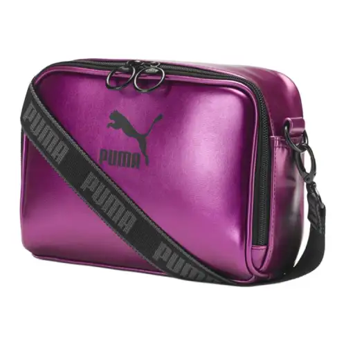 PUMA Artificial Leather Crossbody Bag, Shoulder Bag Regular Unisex Purple