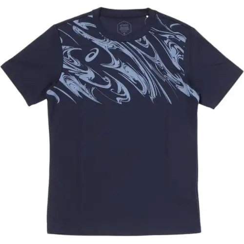 ASICS T Shirts Men's Midnight Crew Neck