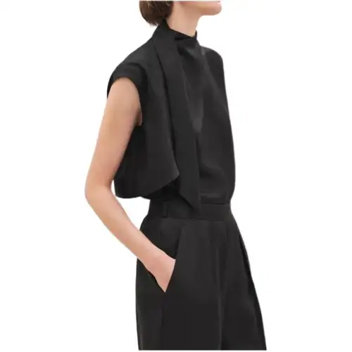 HERMES Shirts Women's Black Moderate