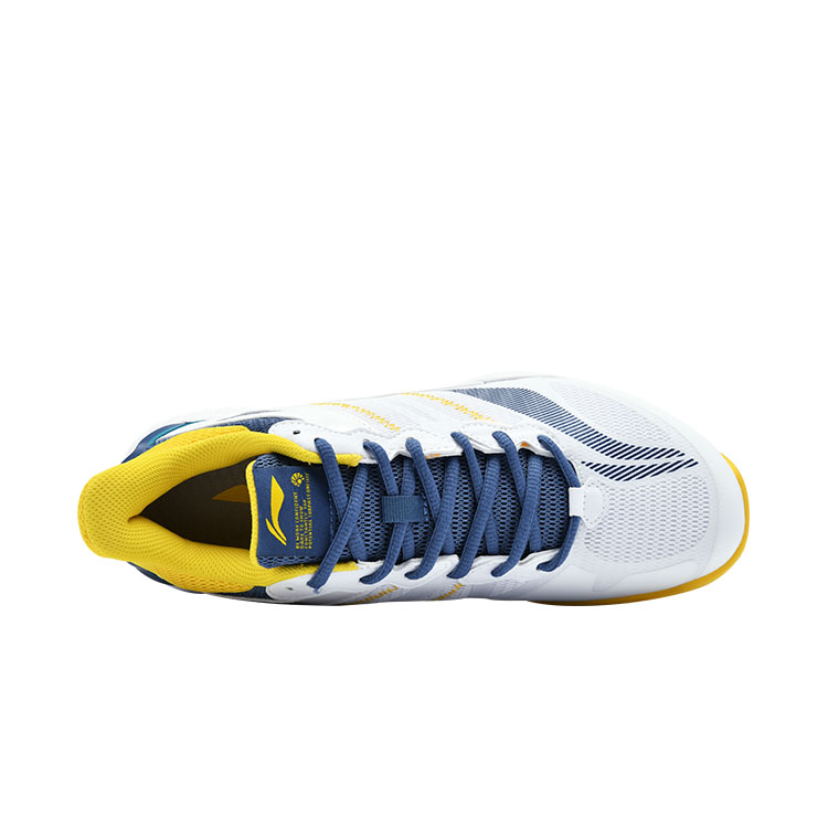 Li Ning East Coast Cyan Collection Cushioning Low top Badminton Shoes Unisex Indigo
